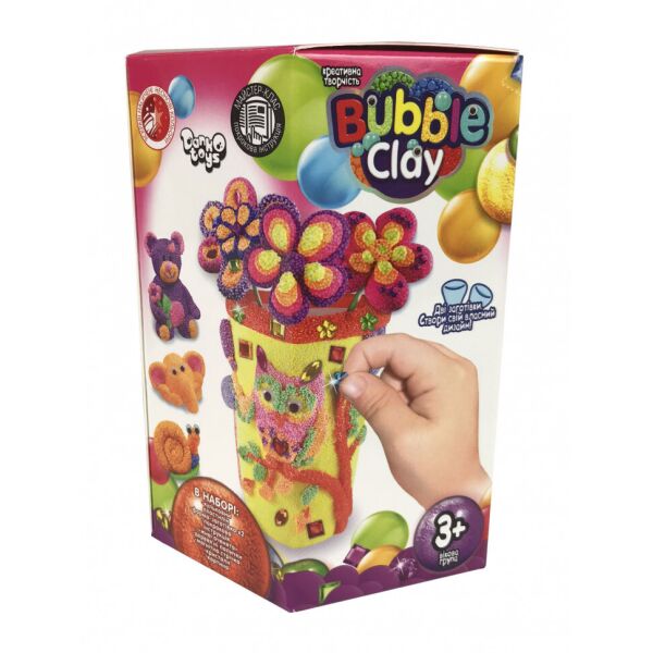 

Набор шарикового пластилина Bubble Clay BBC-V Ваза (Розовый)