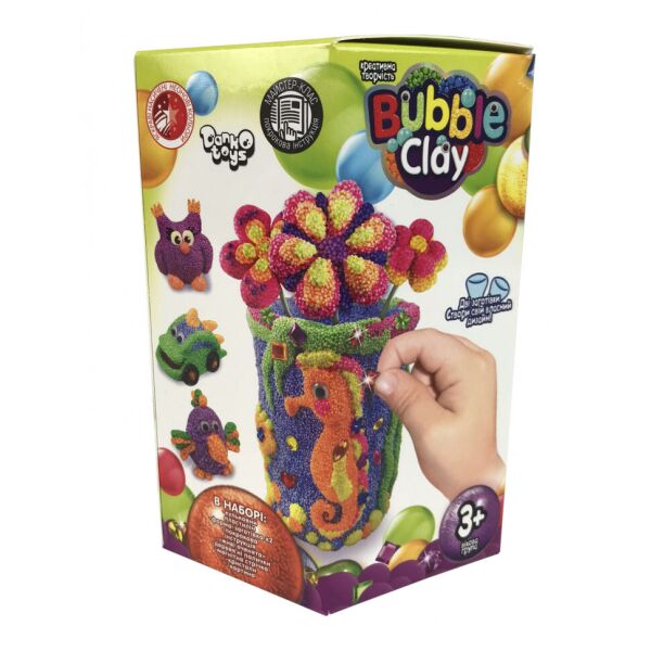 

Набор шарикового пластилина Bubble Clay BBC-V Ваза (Салатовый)