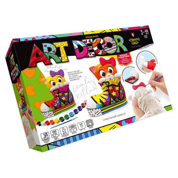 

Креативное творчество ART DECOR укр. ARTD-01 фигурка с гипса (Котенок)
