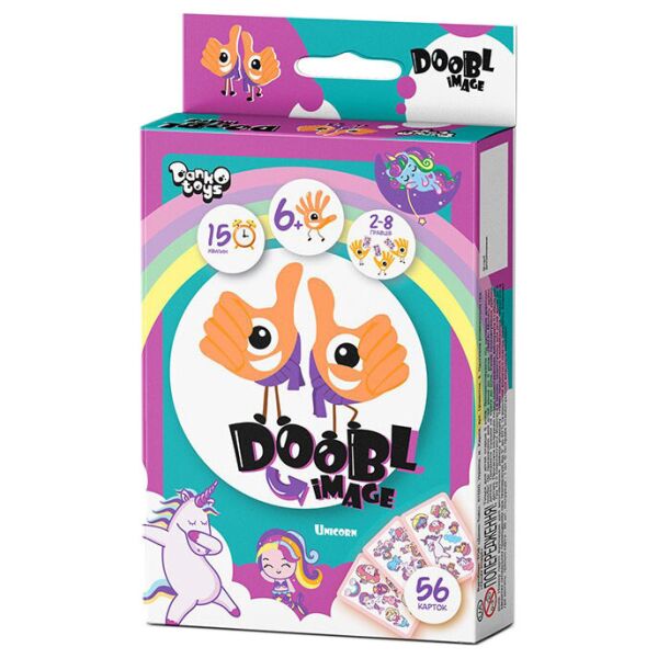 

Развлекательная настольная игра Doobl Image DBI-02U на укр. языке (Единорги)