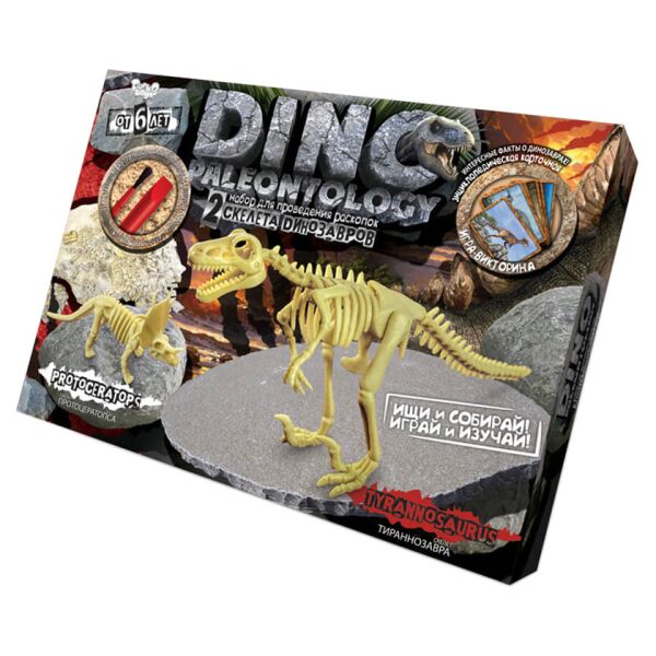 

Игровой набор для проведения раскопок DP-01 DINO PALEONTOLOGY в коробке (Тиранозавр)