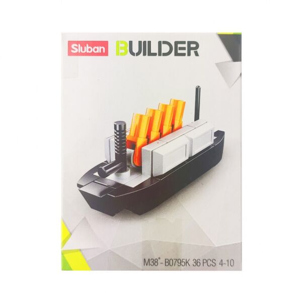 

Детский конструктор Транспорт SLUBAN M38-B0795, транспорт, фигурка (M38-B0795K)