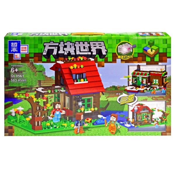 

Детский конструктор Домик у реки QL0561 583 детали