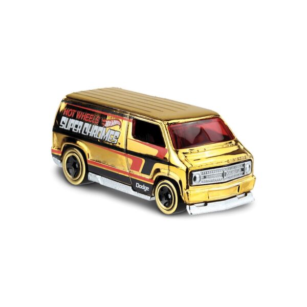 

Машинка Hot Wheels FYG83 №23, серия Super Chromes, Custom '77 Dodge VAN