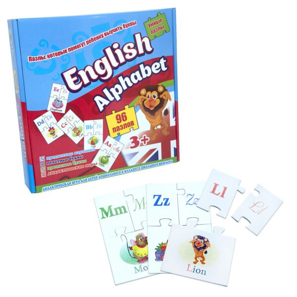 

Детские Пазлы English alphabet 539ST eng