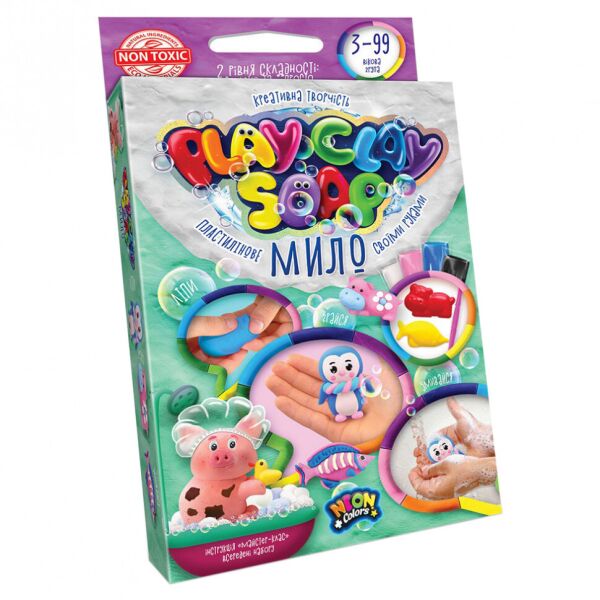

Набор креативного творчества Пластилиновое мыло Play Clay Soap PCS-02U маленький (Пингвин)