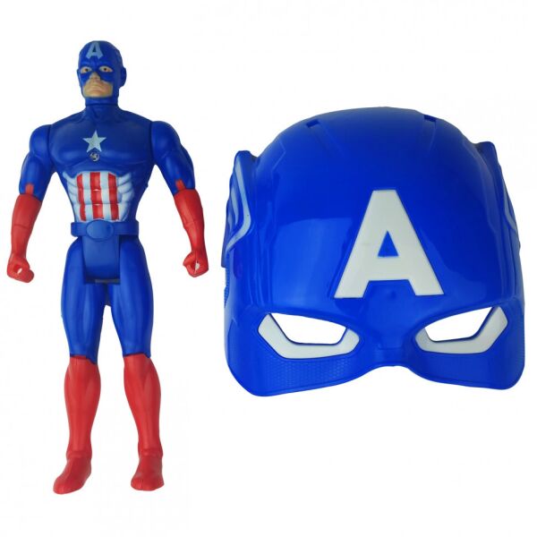 

Игровой набор фигурка героя + маска 564-681 (Капитан Америка)