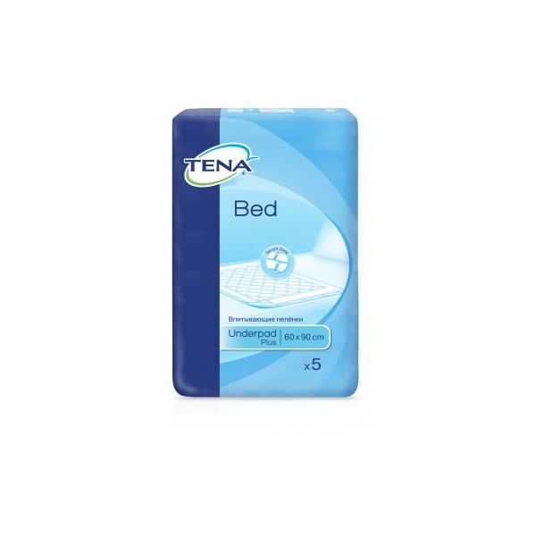 

Пеленки для младенцев Tena Bed Plus 60х90 см 5 шт (7322540247879/7322540801934)