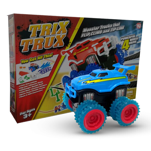 

Игровой набор Trix Trux LP100 - Канатный детский монстр-трак с голубым кузовом