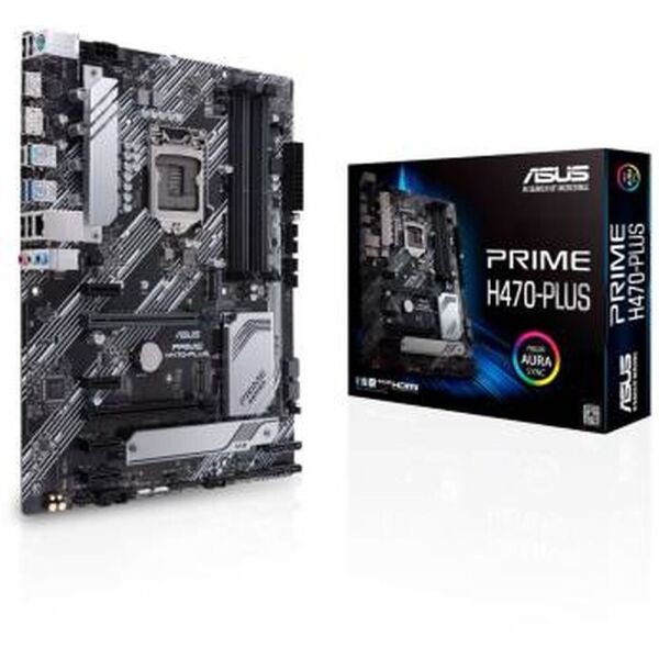 

Мат.плата 1200 (H470) Asus PRIME H470-PLUS, H470, 4xDDR4, HDMI/DP, ATX