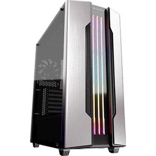

Корпус Cougar Gemini S Silver, Mini ITX / Micro ATX / ATX, 2*3.5"+3*2.5", подсветка Trelux RGB, Glas