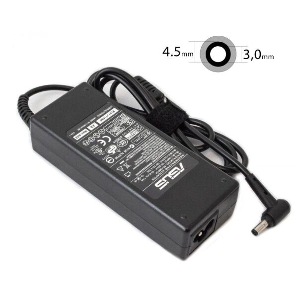 

Блок питания для ноутбуков Asus 19V, 4.74A, 90W, 4.5x3.0