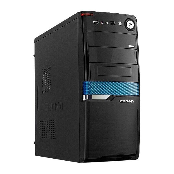 

Корпус Crown CMC-SM160 black/blue Miditower / Smart plus 500W