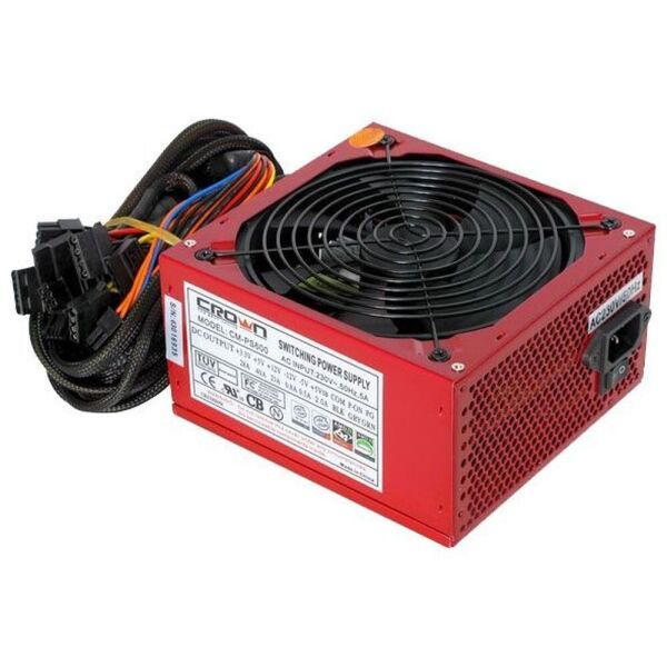 

Блок питания Crown CM-PS600 Plus Black 600W ATX