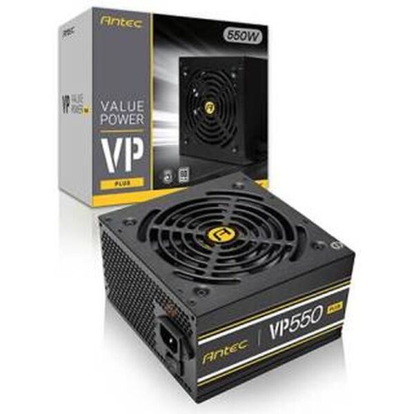 

Блок питания 550W, Antec Value Power Plus VP550P, Black (0-761345-11670-1)