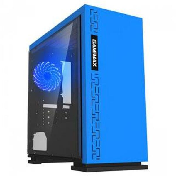 

Корпус GameMax Expedition Blue, без БП, microATX, 1x120 мм LED, 188х380х350 мм, 5.3кг