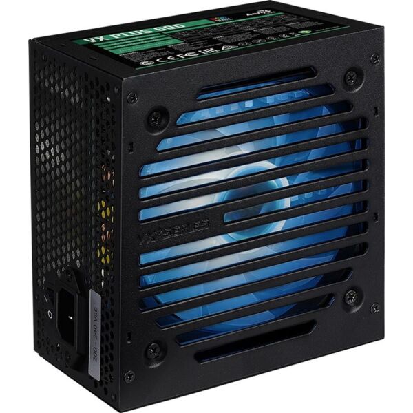 

Блок питания Aerocool 600W VX600 PLUS RGB N-PFC (4718009150911), 120 mm, 20+4pin, 1x4+4pin, SATA x 3