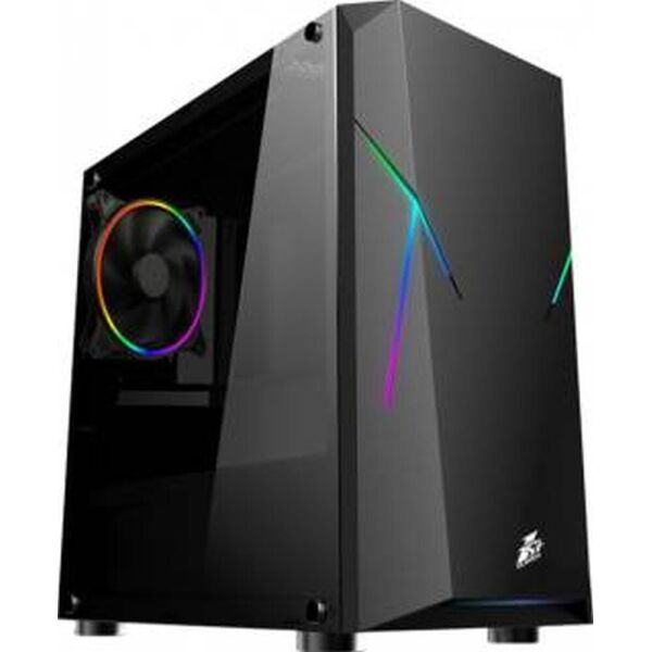 

Корпус 1stPlayer R4-Firemoon-V2 RGB Black без БП