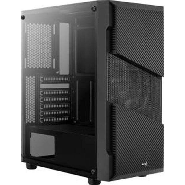 

Корпус Aerocool Menace Saturn FRGB, Black, Mid Tower, без БП (FRGB-G-BK-v1)
