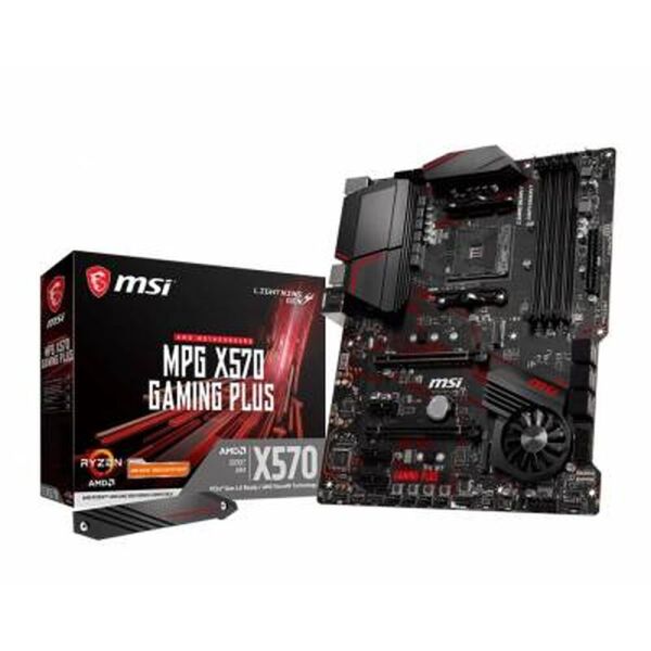 

Мат.плата AM4 (X570) MSI MPG X570 GAMING PLUS, X570, 4xDDR4, HDMI, RAID 0/1/10, ATX