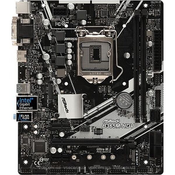 

Мат.плата 1151 (B365) AsRock B365M-HDV