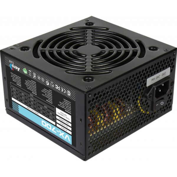 

Блок питания Aerocool 700W VX700 PLUS, 120 mm, 20+4pin, 1x4+4pin, SATA x 6, Molex 3x4pin, 2x6+2pin