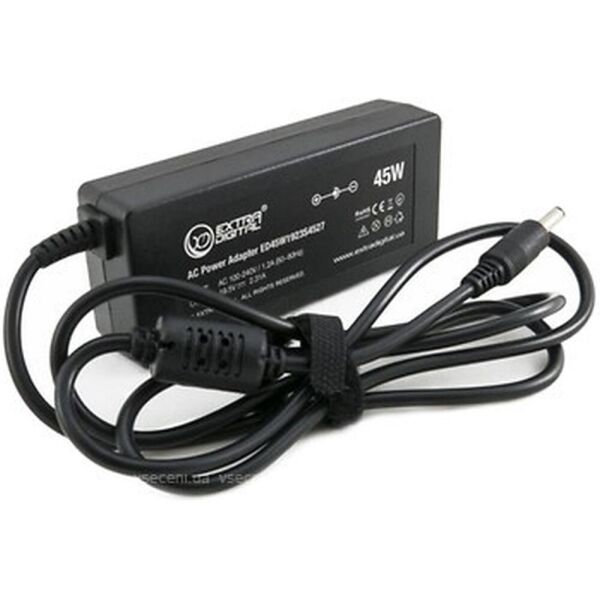 

Блок питания Extradigital для ноутбуков Dell 19.5V, 2.31A, 45W, 4.5x2.7 (PSD3836)
