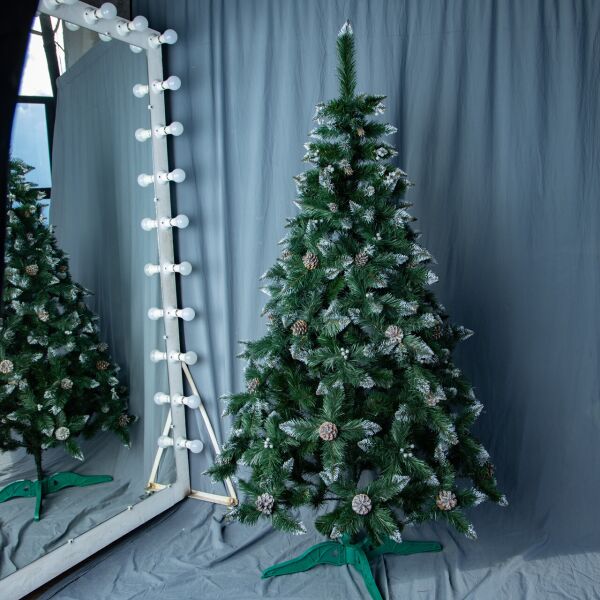 Акция на Искусственная елка калина белая  1,5 Рождественская с шишками от Allo UA