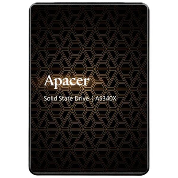 

SSD диск Apacer AS340X 120Gb (AP120GAS340XC-1 / 120Gb / 2.5 "/ Sata3 / 7mm)