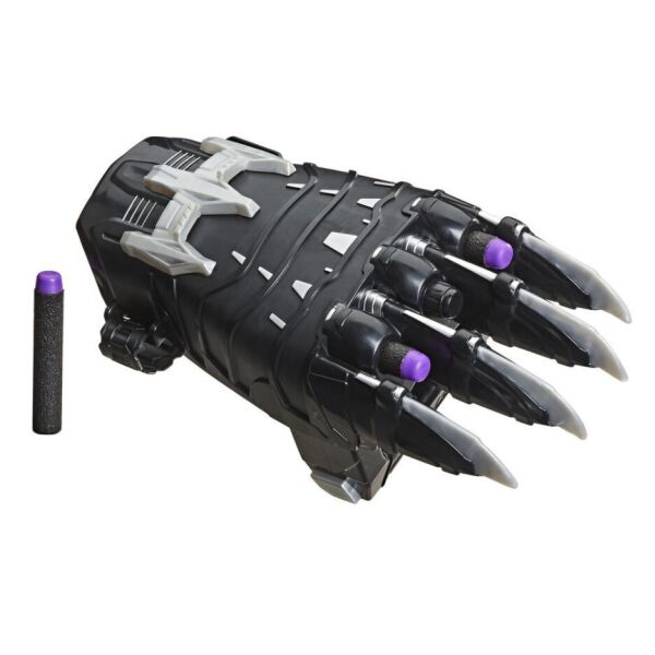 

Nerf Бластер Перчатка Когти Черная Пантера Black Panther Dart-Launching Hasbro E7372