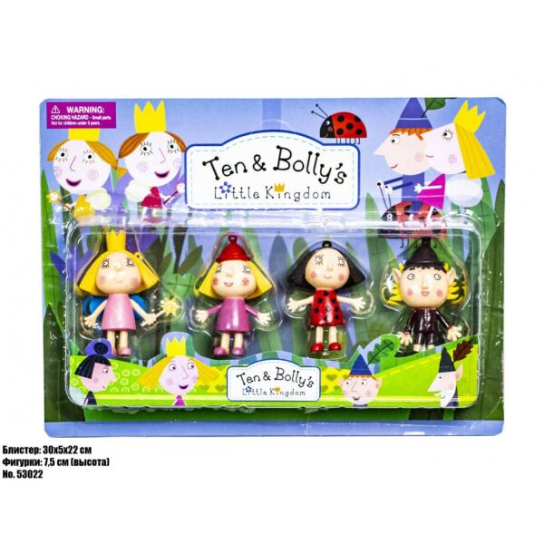 

Игровой набор фигурок Ben Holly 53022, 4 фигурки в наборе