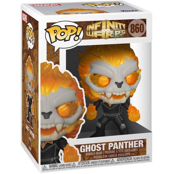 

Фигурка Фанко Марвел Призрачный Гонщик №860 Marvel: Infinity Warps - Ghost Panther Funko Pop 52008