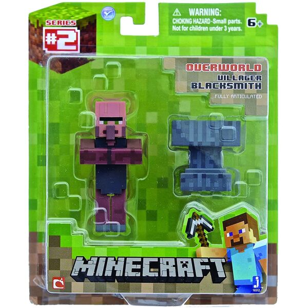 

Фигурка Майнкрафт Деревянный Кузнец с Наковальней Minecraft Villager Blacksmith Jazwares 16512
