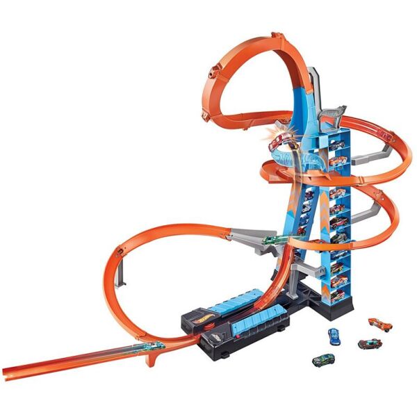 

Трек Хот Вилс Небоскреб Падение с Башни Hot Wheels Sky Crash Tower Mattel GWT39