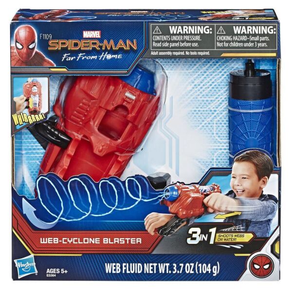 

Перчатка Бластер Человек Паук 3в1 Циклон стреляет жидкой паутиной и водой Hasbro E5364