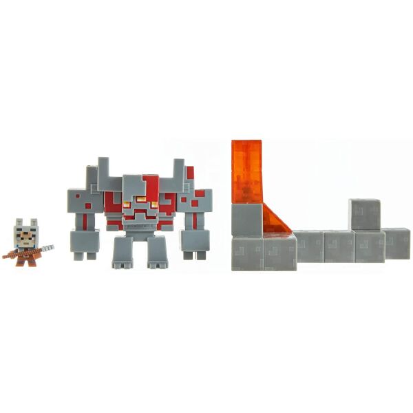 

Набор Фигурок Майнкрафт Валори с Чудовищем из Красного Камня Minecraft Dungeons Mini Battle Box, with Exclusive Redstone Monstrosity Mattel GNF12