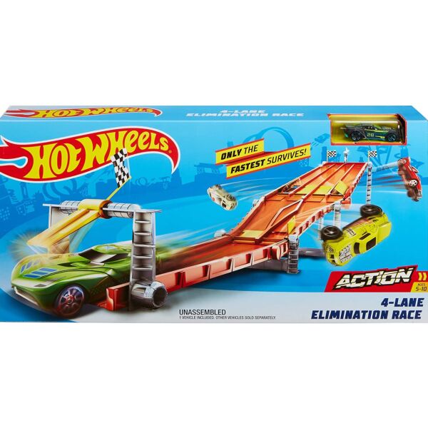 

Трек четырехполосной Хот Вилс Hot Wheels 4-Lane Elimination Race Mattel GDY60