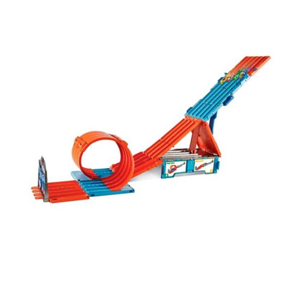 

Гоночный ящик Хот Вилс + 3 огромных трека Hot Wheels Track Builder System Race Crate Мattel FTH77