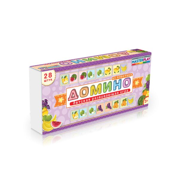 

Детская настольная игра домино Фрукты 1-092 от 3х лет