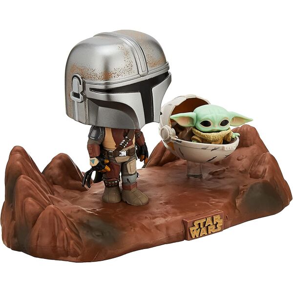 

Фигурка Фанко Мандалорец и Малыш Йода на Подставке №390 Mandalorian and The Child Vinyl Bobblehead Funko 49930