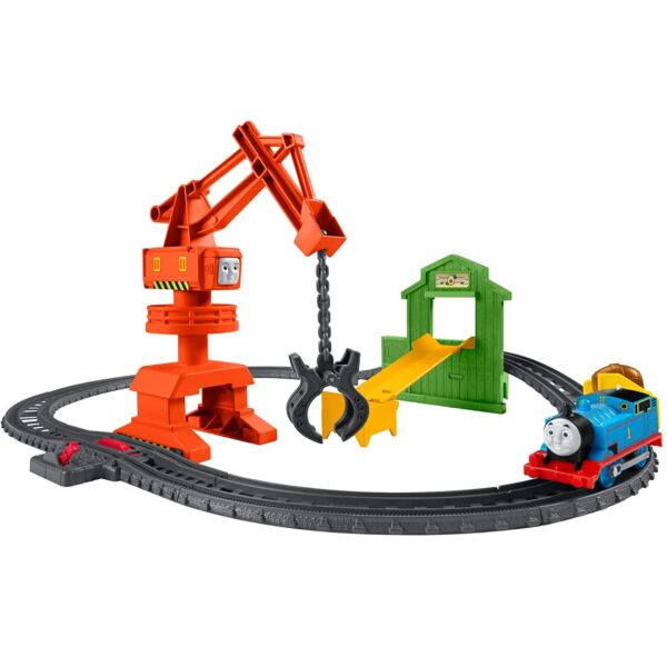

Железная Дорога Томас Моторизированная с Краном Cassia Crane Cargo Fisher-Price GHK83