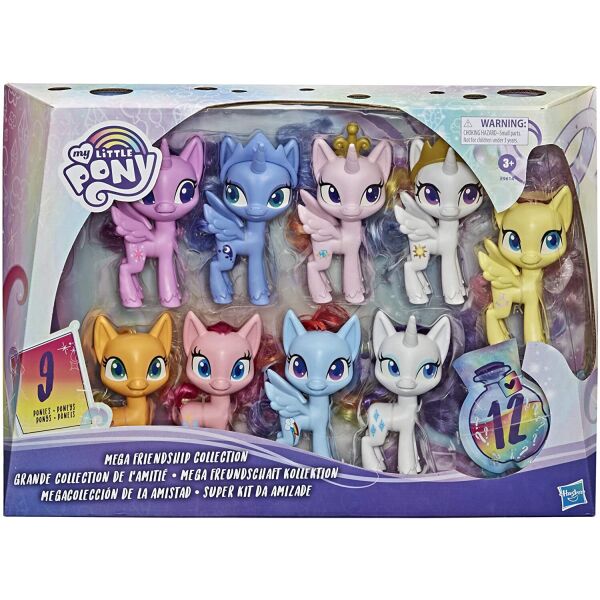 

Фигурки 9 шт Моя Маленькая Пони Друзья Питомцы My Little Pony Mega Friendship Collection Hasbro E9614