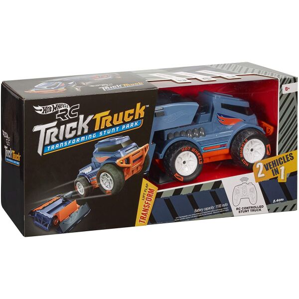 

Большой Джип-Трансформер 60 см с прицепом и пультом Хот Вилс Hot Wheels RC Trick Truck Transforming Mattel FRL17