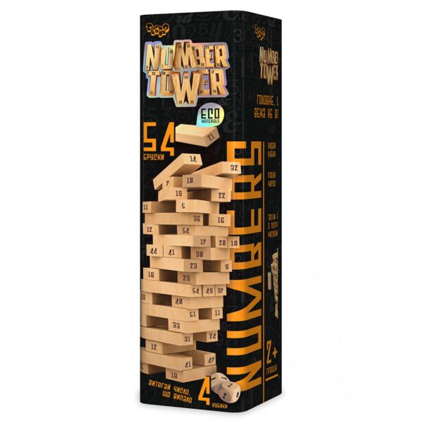 

Развивающая настольная игра NUMBER TOWER NT-01 на рус. языке