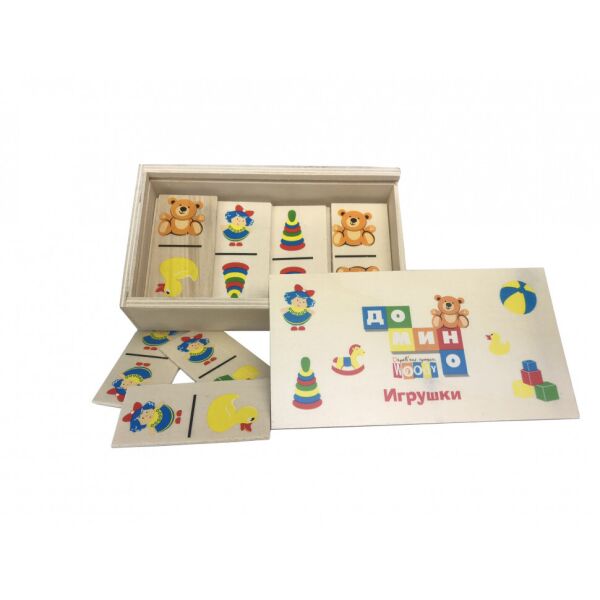 

Детское домино Сказки MD 0017-1 деревянное (Игрушки)