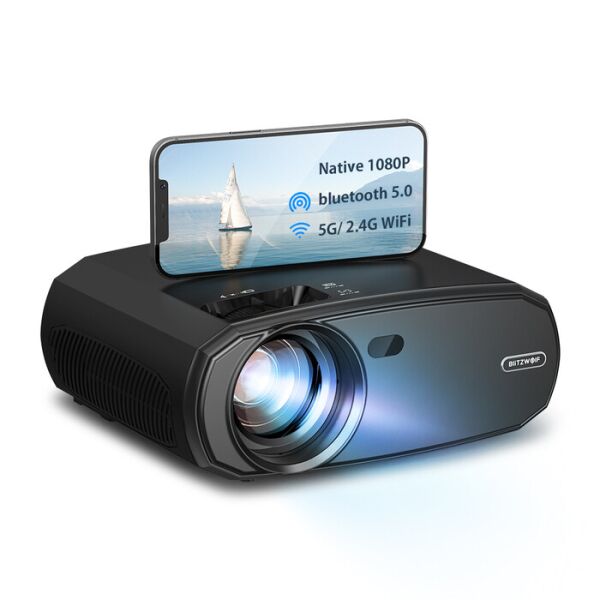 

Проектор Blitzwolf BW-VP13 (6000 Lumen) Wi-fi 2.4G/5G 1080 Full HD
