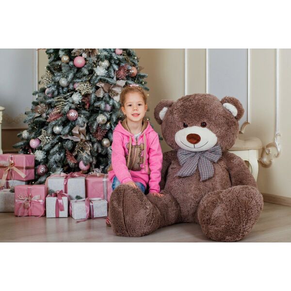 

Большая мягкая игрушка мишка Yarokuz Билли 150 см Капучино