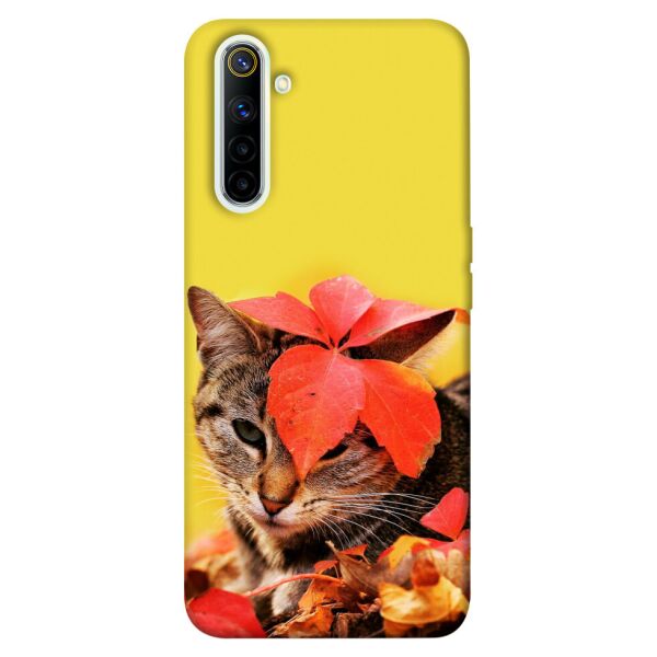 

Чехол itsPrint Осенний котик для Realme 6