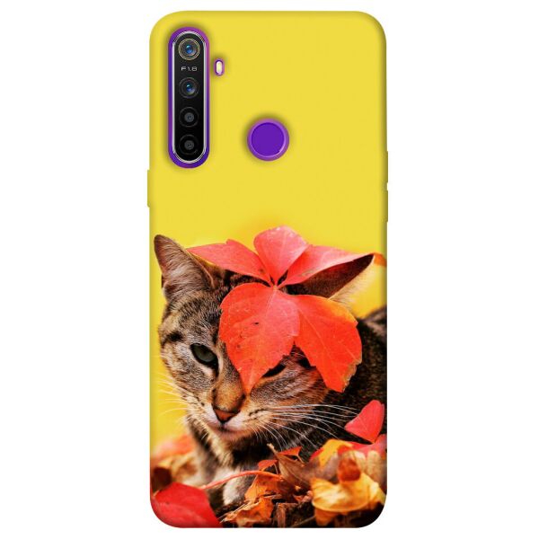 

Чехол itsPrint Осенний котик для Realme 5