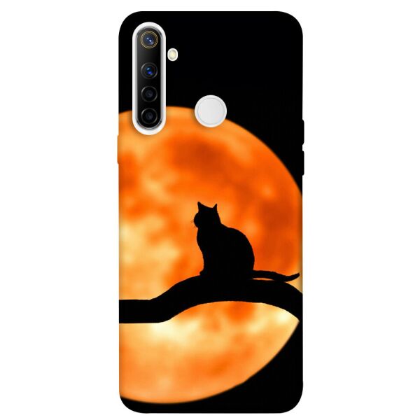 

Чехол itsPrint Кот на фоне луны для Realme 6i